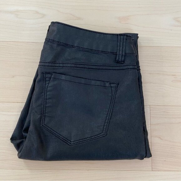 Makers of True Originals jeans black coated shinny super skinny medium rise 28 - Picture 6 of 11